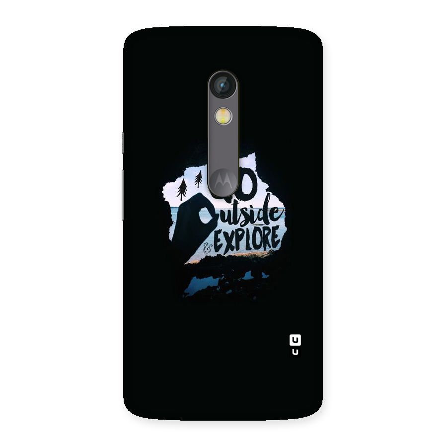 Go Outside Back Case for Moto X Play