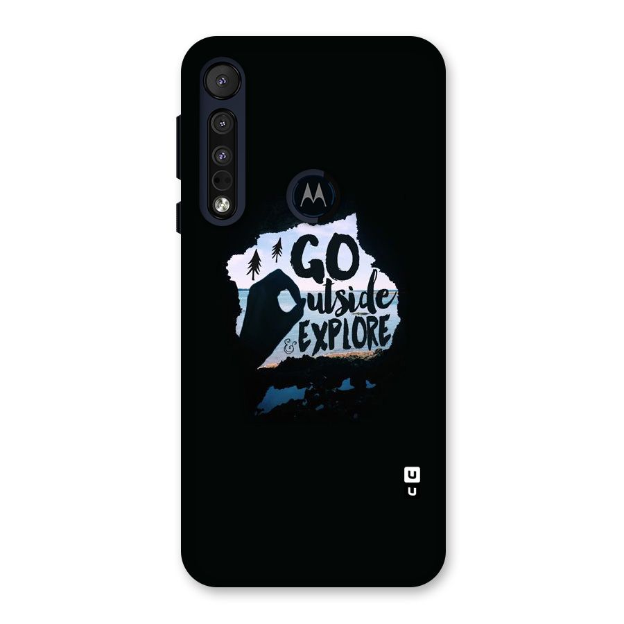 Go Outside Back Case for Motorola One Macro