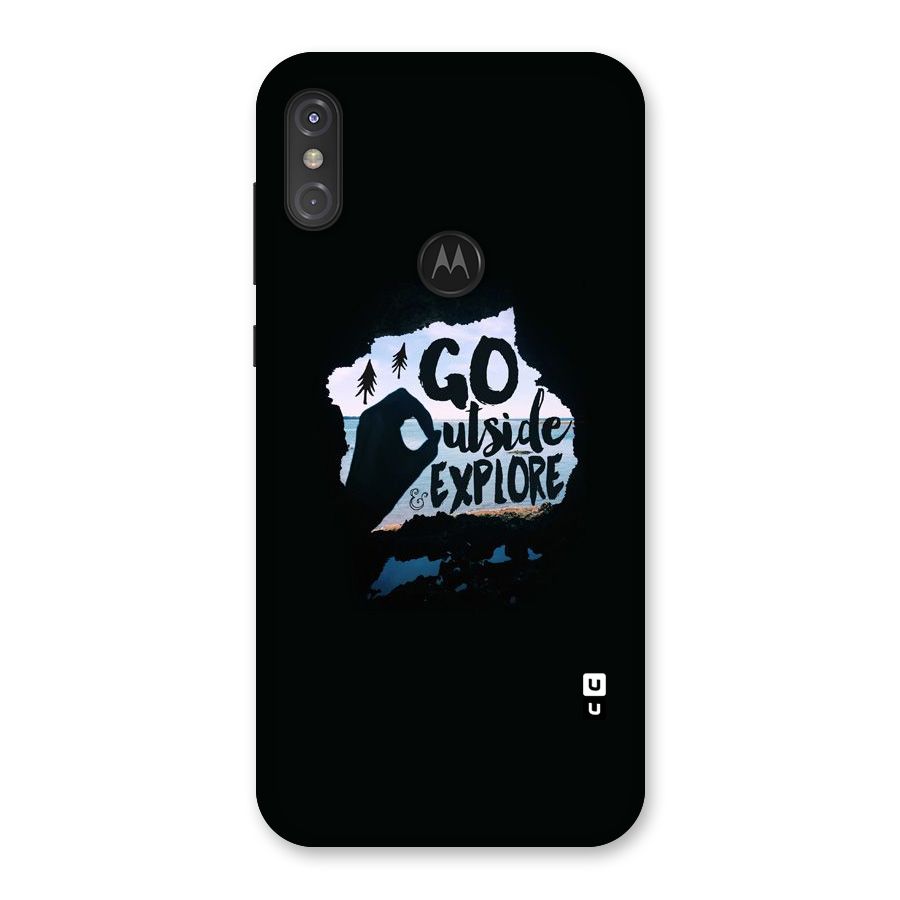 Go Outside Back Case for Motorola One Power