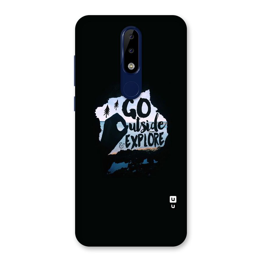 Go Outside Back Case for Nokia 5.1 Plus