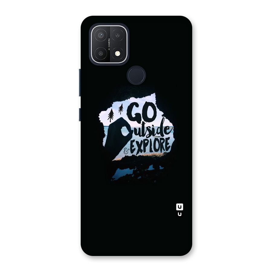 Go Outside Back Case for Oppo A15