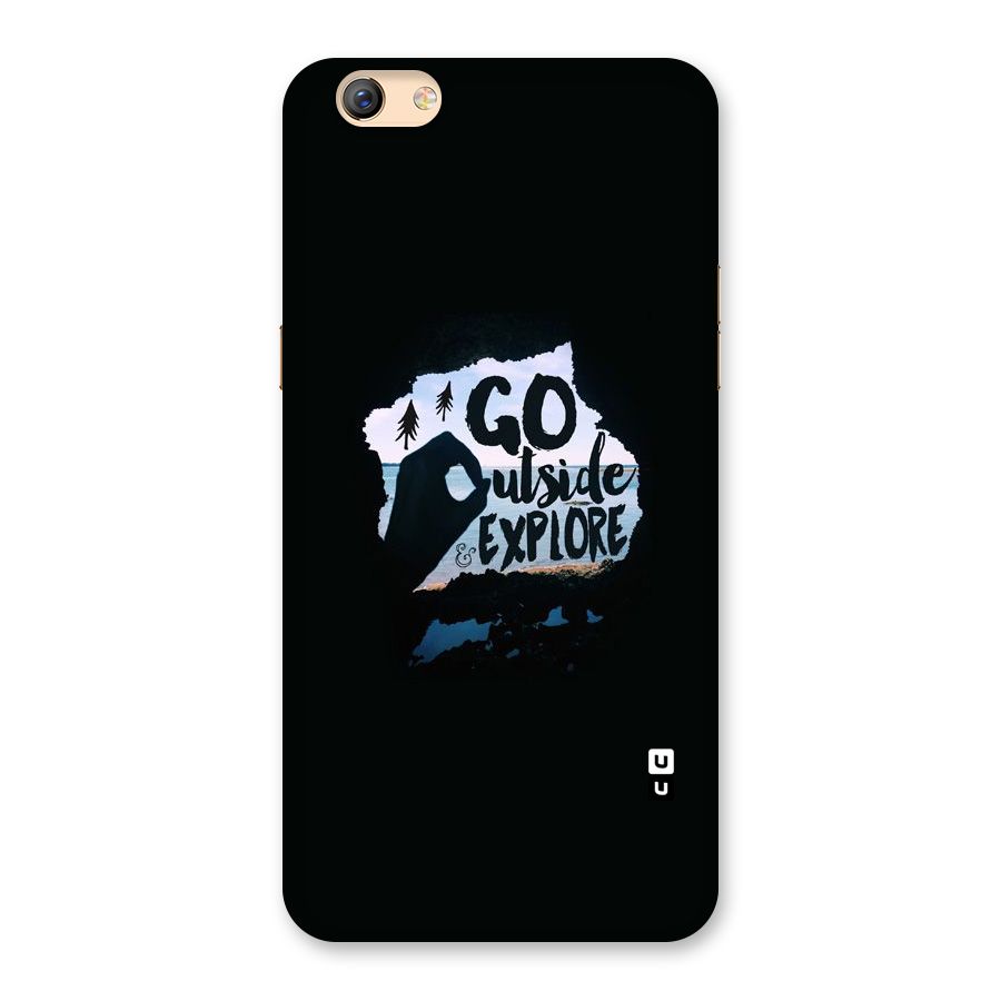 Go Outside Back Case for Oppo F3 Plus
