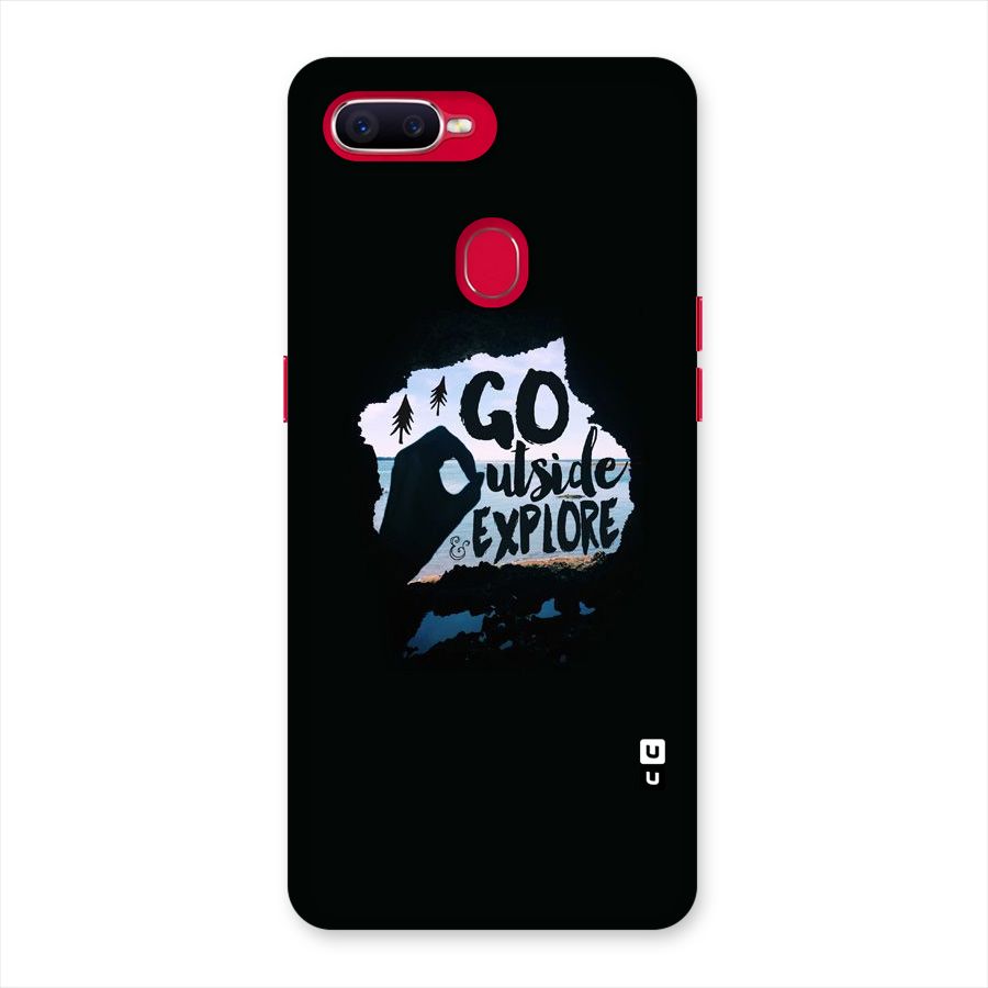 Go Outside Back Case for Oppo F9 Pro