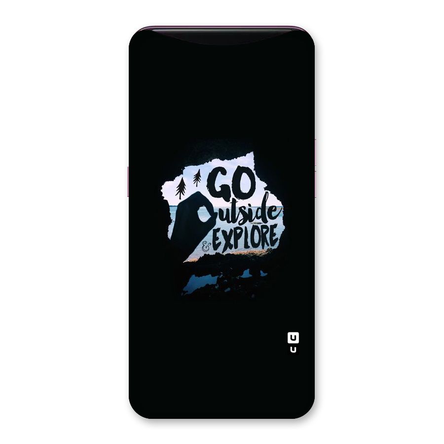 Go Outside Back Case for Oppo Find X
