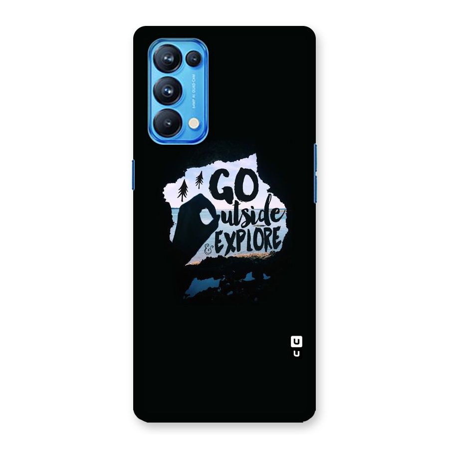 Go Outside Back Case for Oppo Reno5 Pro 5G
