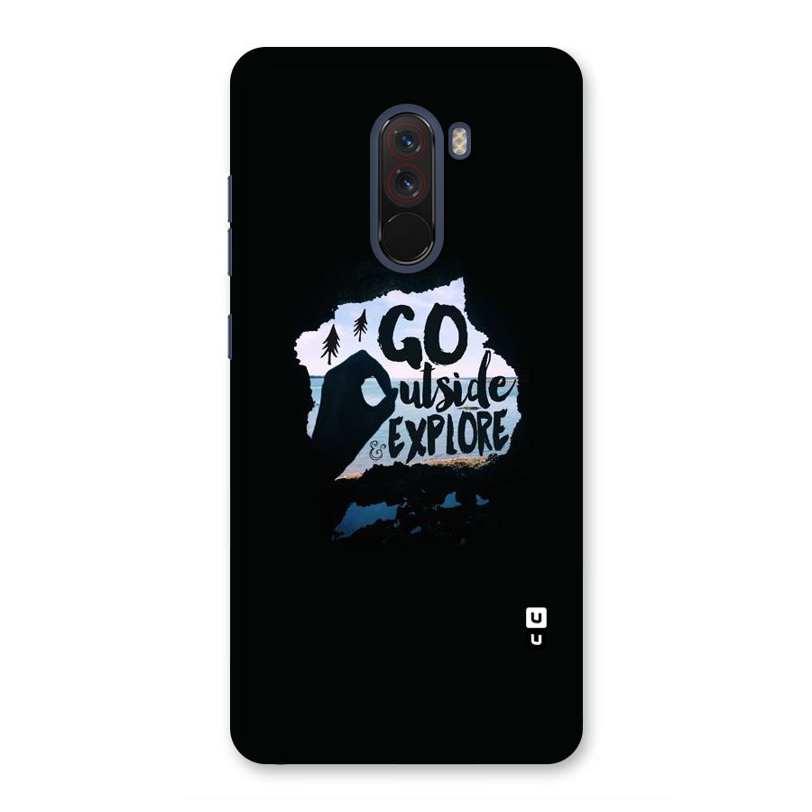 Go Outside Back Case for Poco F1
