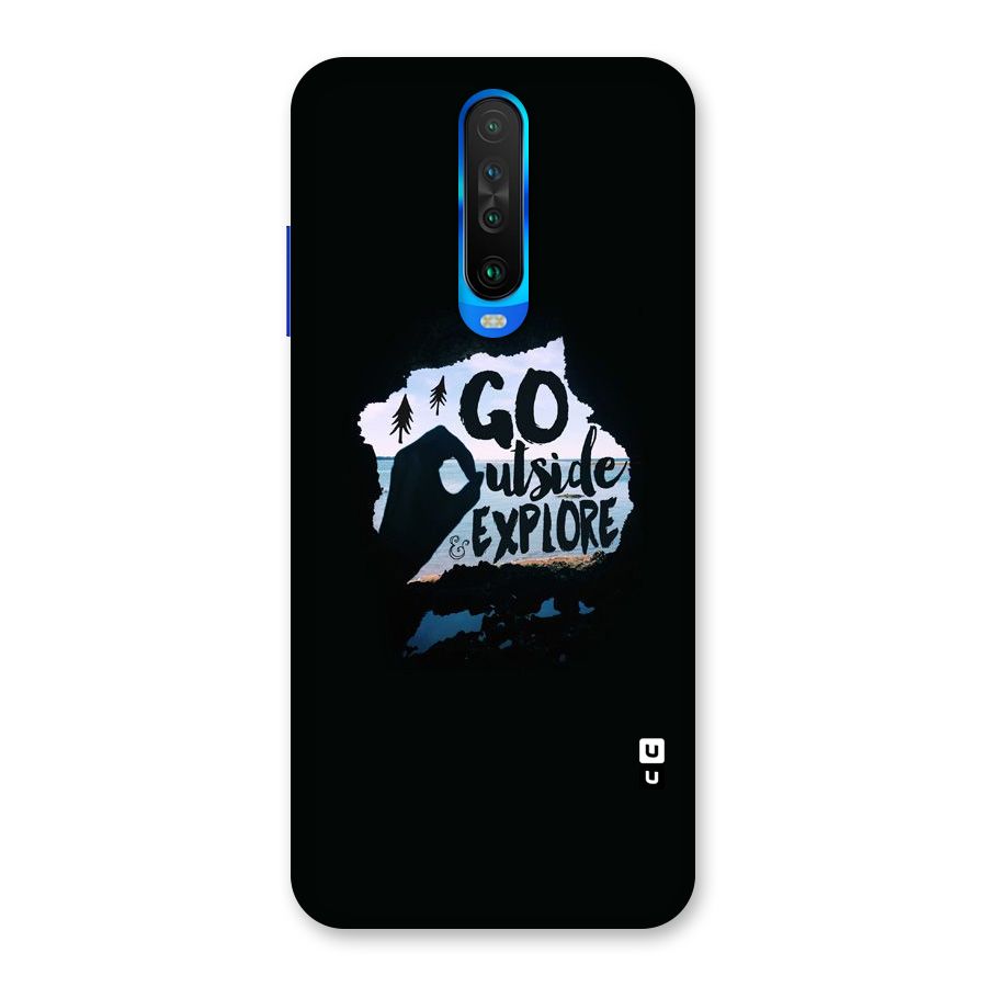 Go Outside Back Case for Poco X2