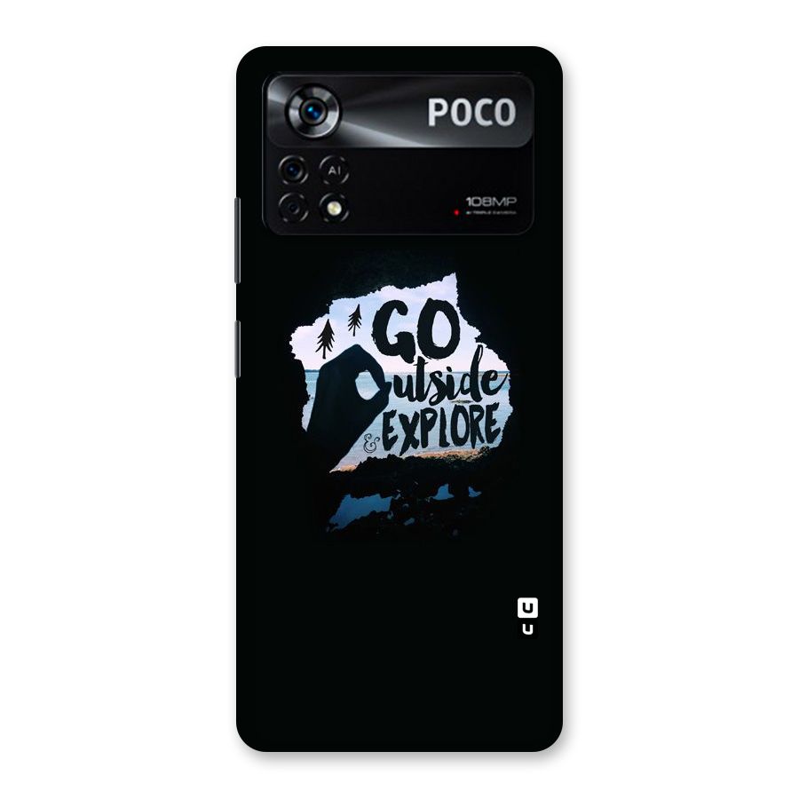 Go Outside Back Case for Poco X4 Pro 5G