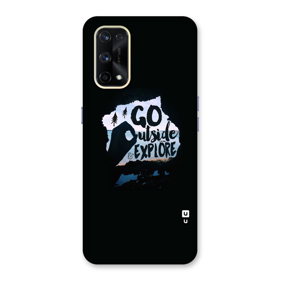 Go Outside Glass Back Case for Realme X7 Pro