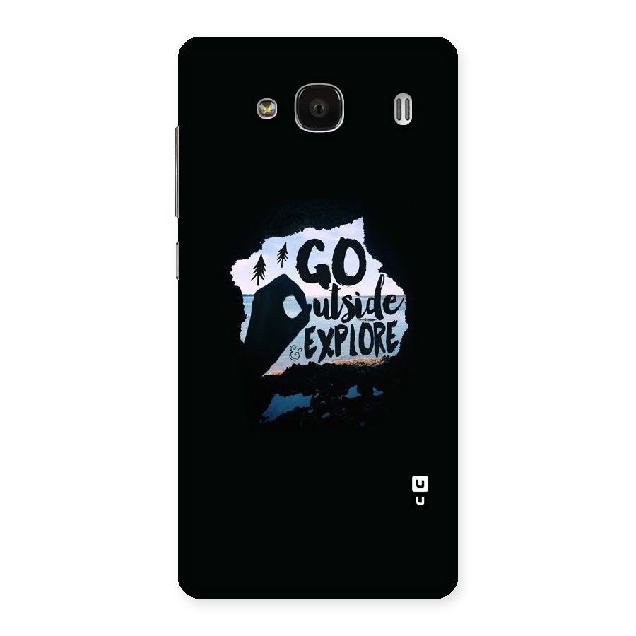 Go Outside Back Case for Redmi 2 Prime