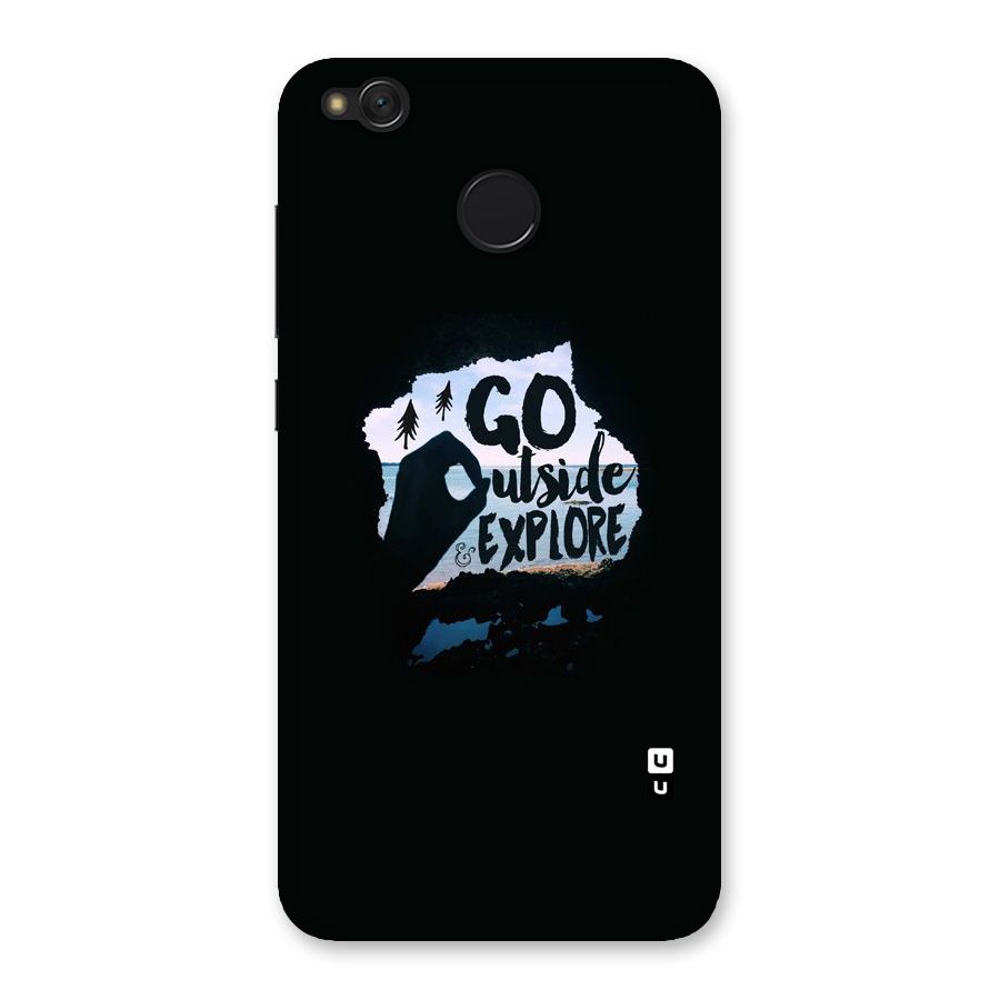 Go Outside Back Case for Redmi 4