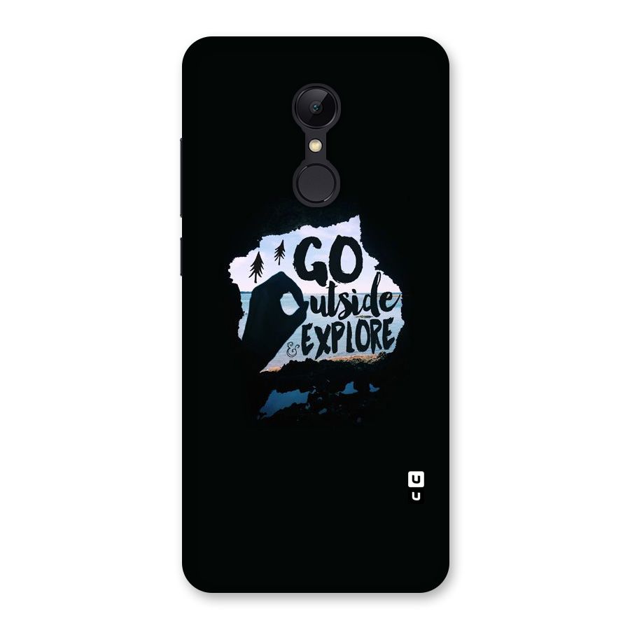Go Outside Back Case for Redmi 5