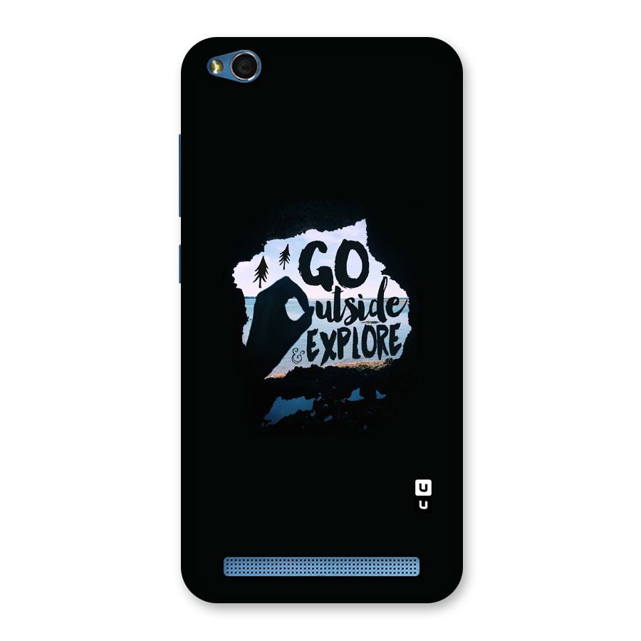 Go Outside Back Case for Redmi 5A
