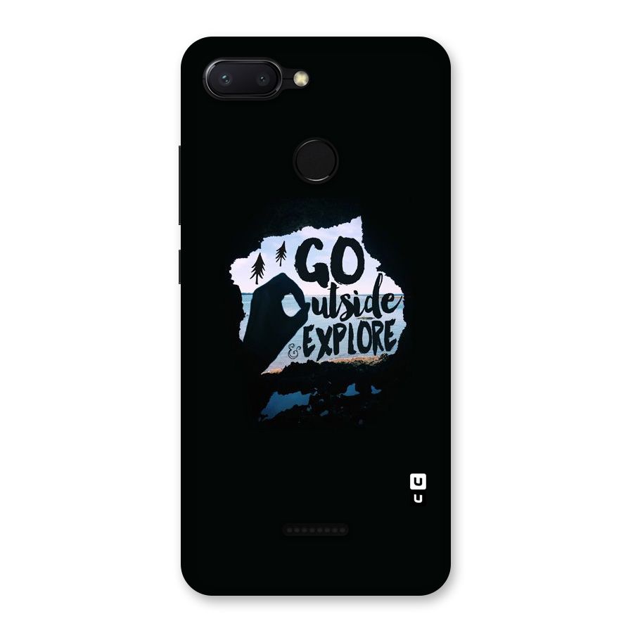 Go Outside Back Case for Redmi 6
