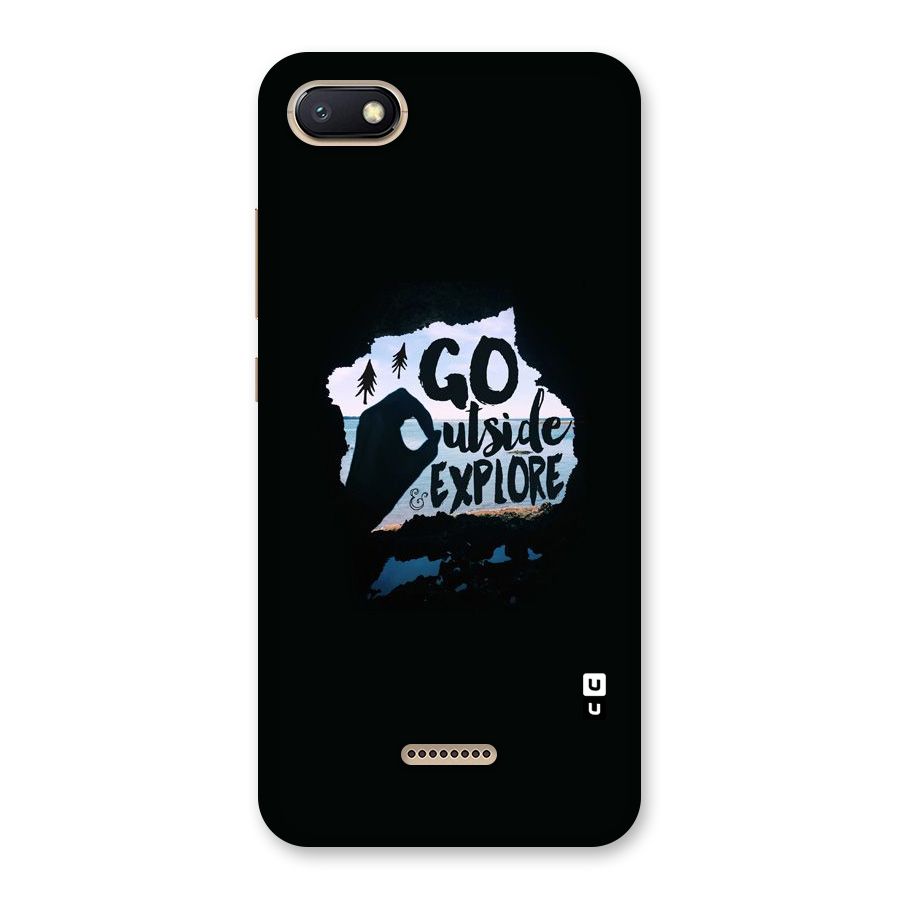 Go Outside Back Case for Redmi 6A