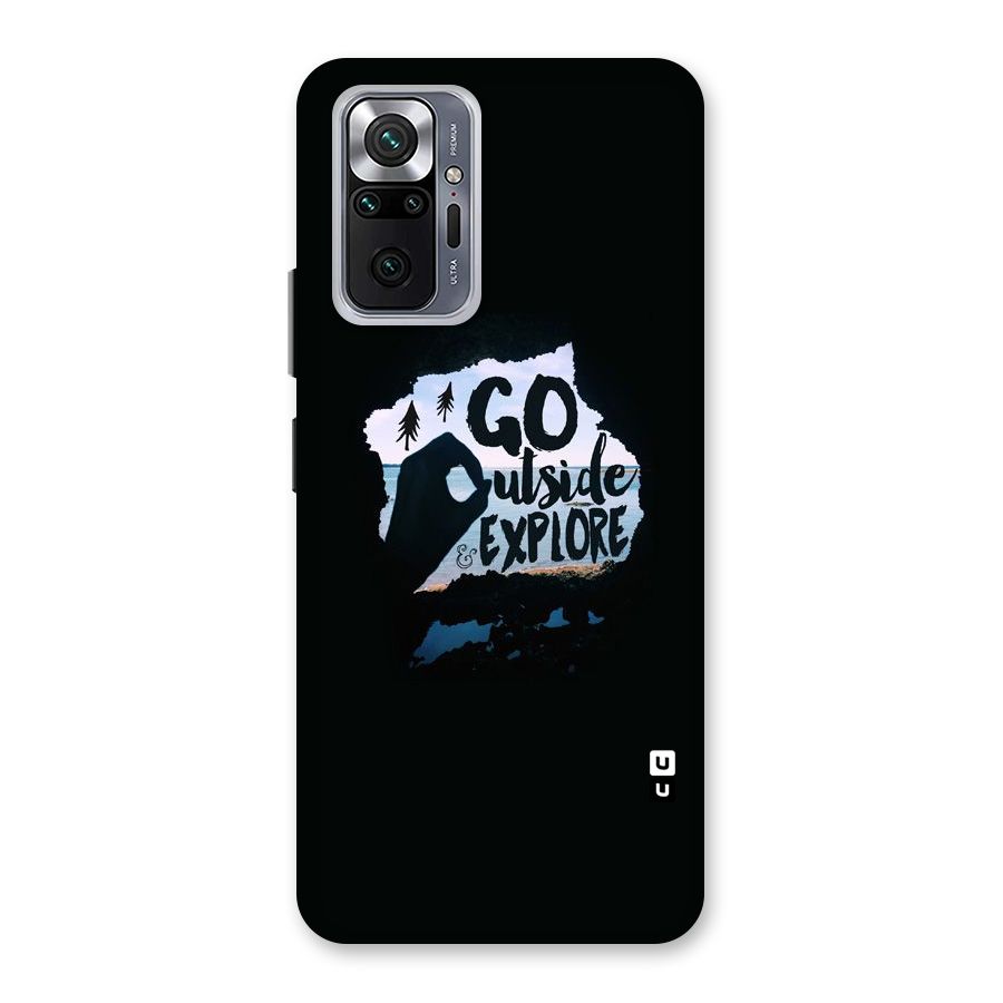 Go Outside Back Case for Redmi Note 10 Pro