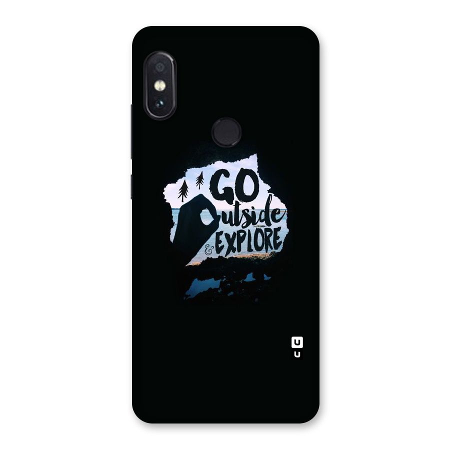 Go Outside Back Case for Redmi Note 5 Pro