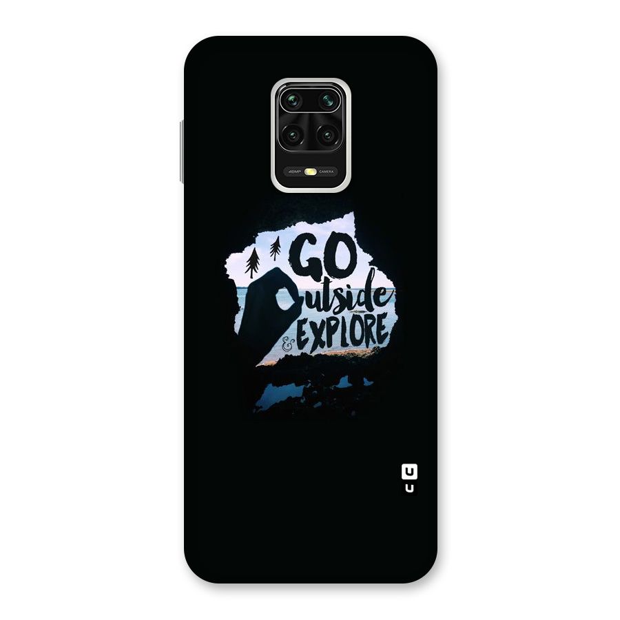 Go Outside Back Case for Redmi Note 9 Pro