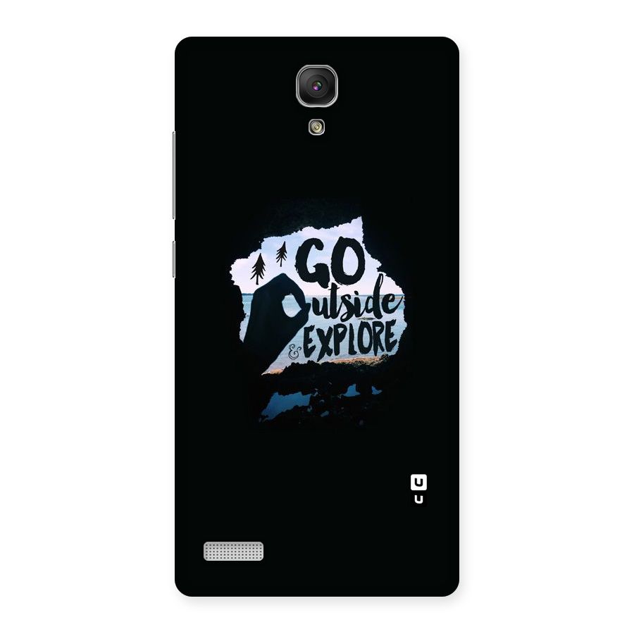Go Outside Back Case for Redmi Note Prime