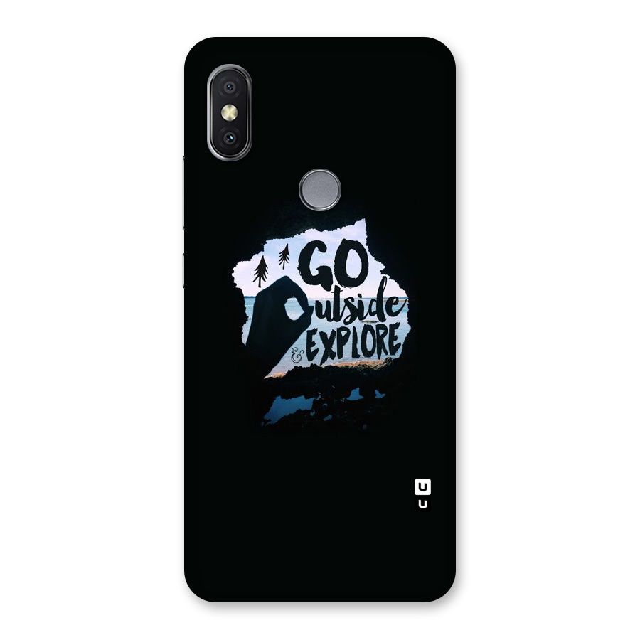 Go Outside Back Case for Redmi Y2