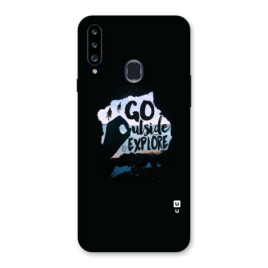 Go Outside Back Case for Samsung Galaxy A20s