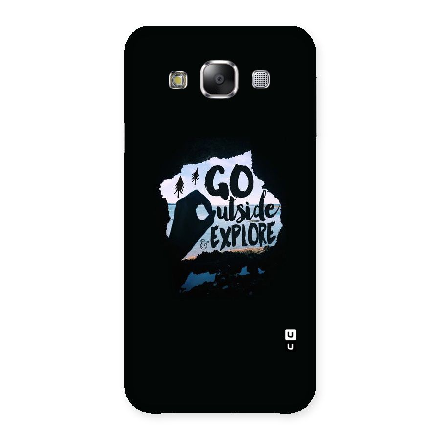 Go Outside Back Case for Samsung Galaxy E5
