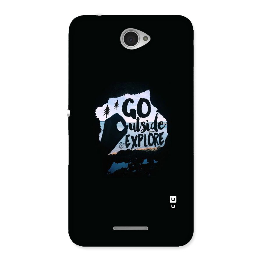 Go Outside Back Case for Sony Xperia E4