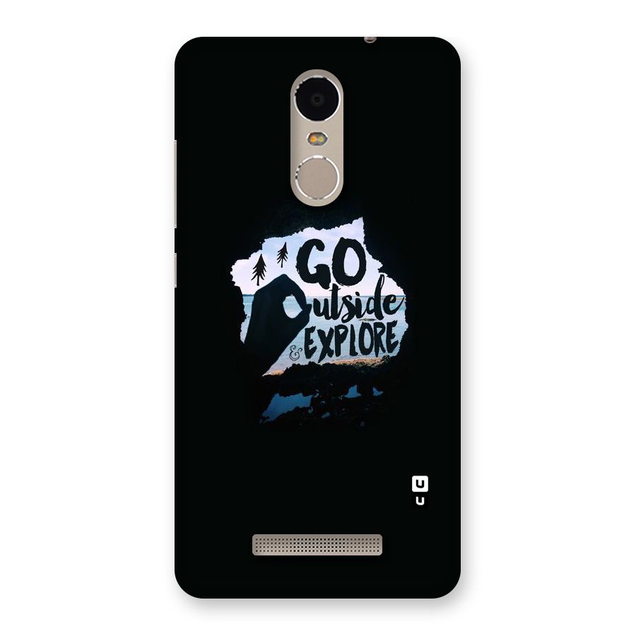Go Outside Back Case for Xiaomi Redmi Note 3