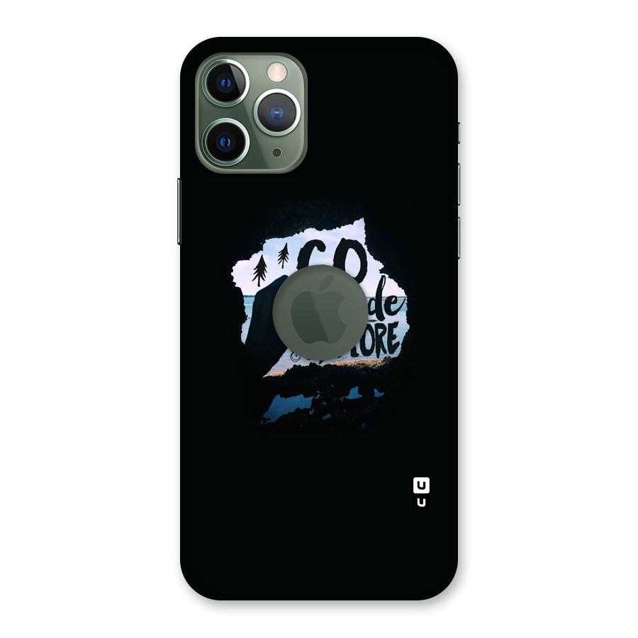 Go Outside Back Case for iPhone 11 Pro Logo  Cut