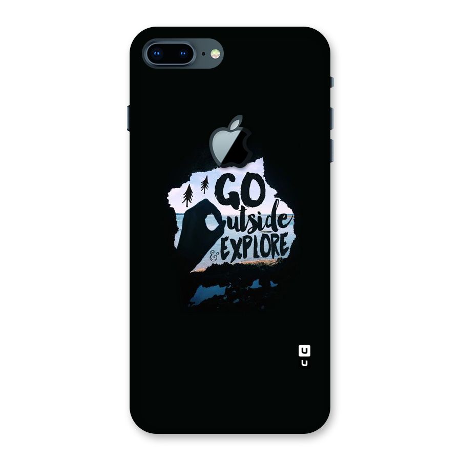 Go Outside Back Case for iPhone 7 Plus Apple Cut