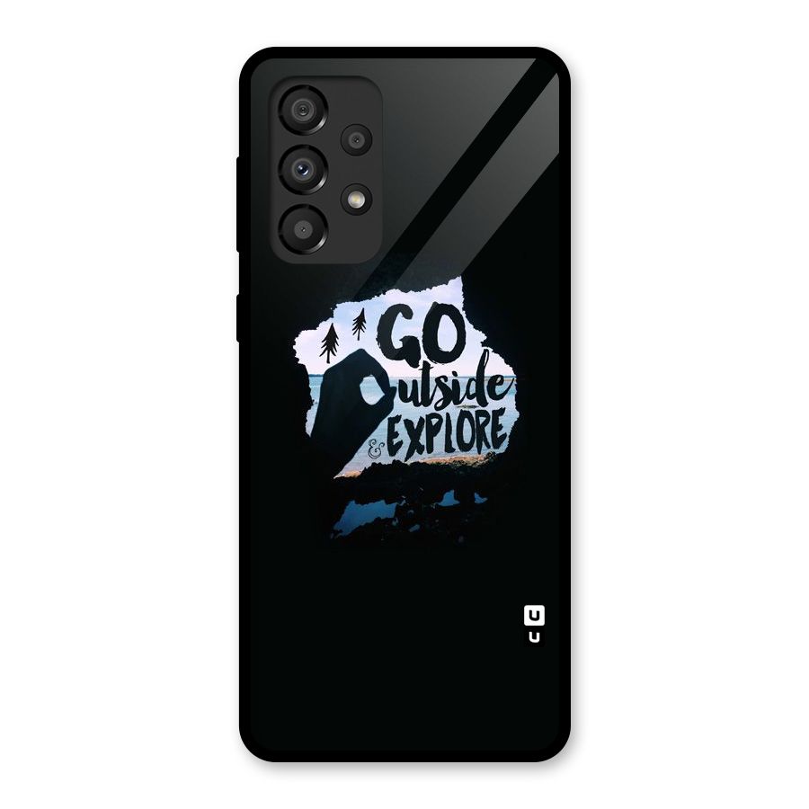 Go Outside Glass Back Case for Galaxy A33 5G