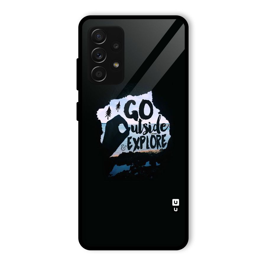 Go Outside Glass Back Case for Galaxy A53 5G