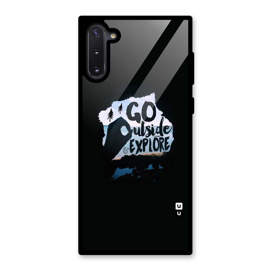 Go Outside Glass Back Case for Galaxy Note 10