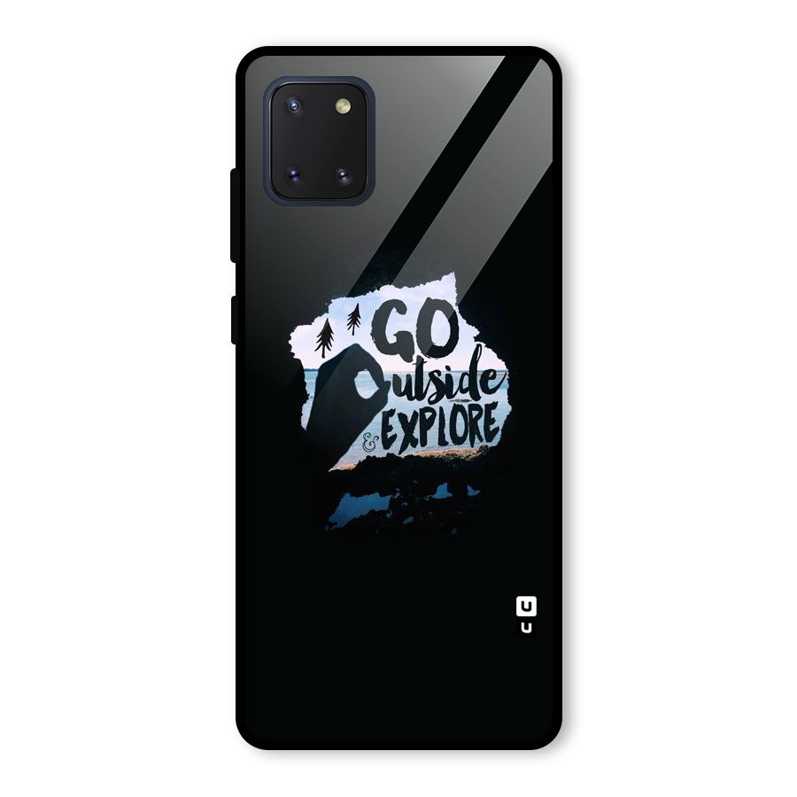Go Outside Glass Back Case for Galaxy Note 10 Lite