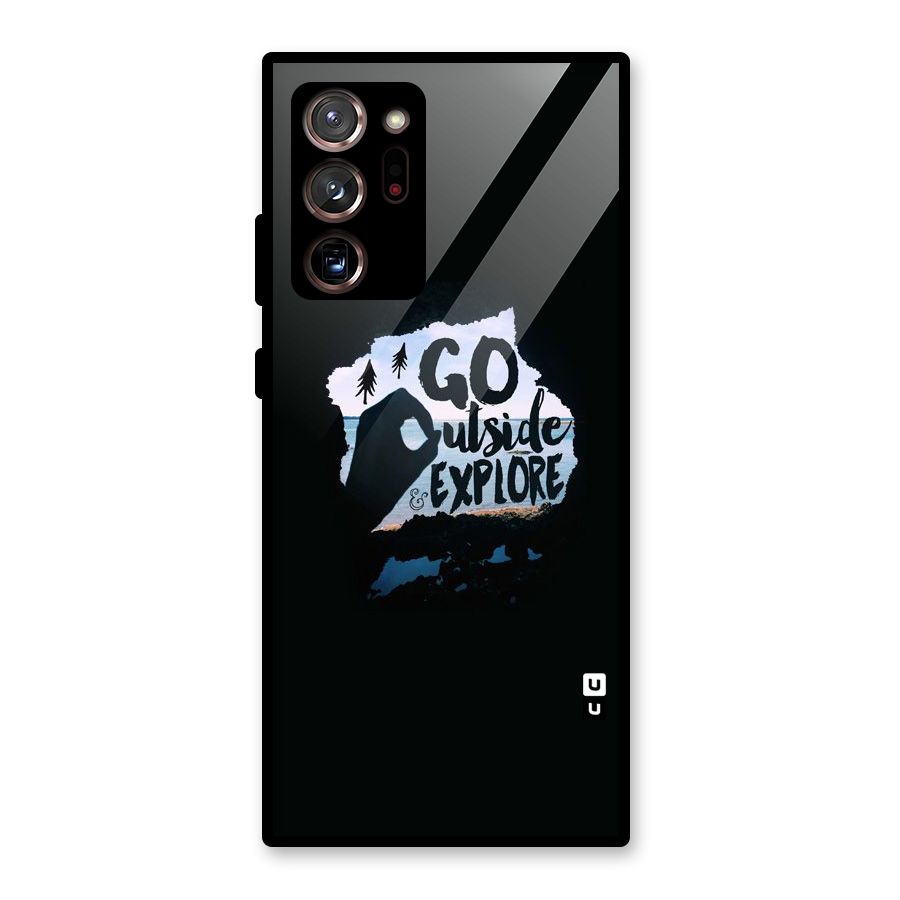 Go Outside Glass Back Case for Galaxy Note 20 Ultra