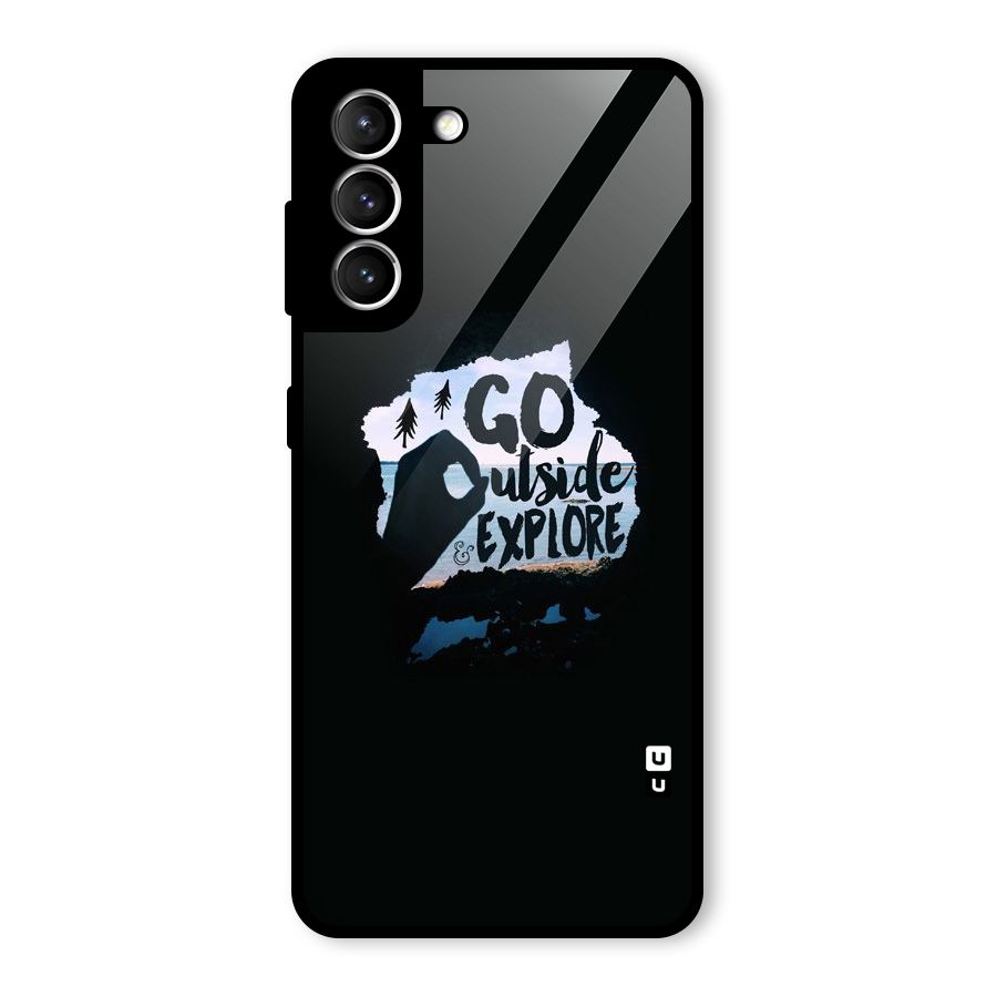 Go Outside Glass Back Case for Galaxy S21 5G