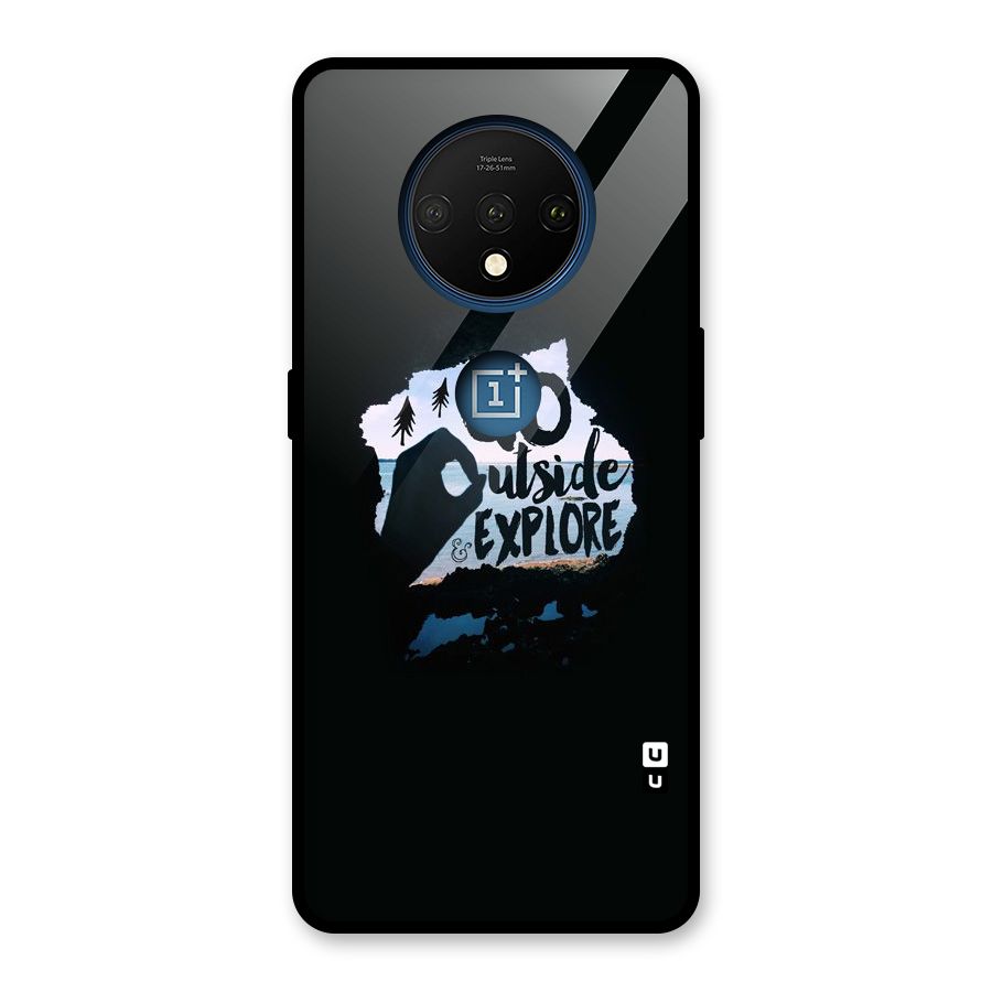 Go Outside Glass Back Case for OnePlus 7T