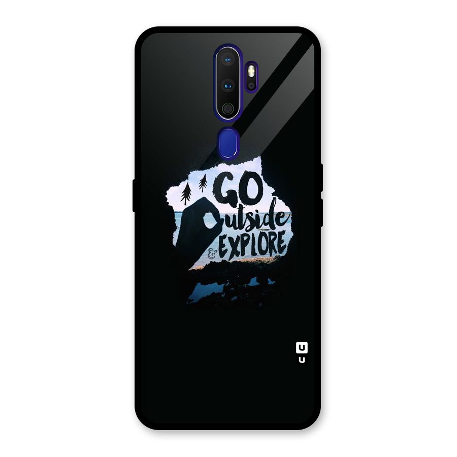 Go Outside Glass Back Case for Oppo A9 (2020)