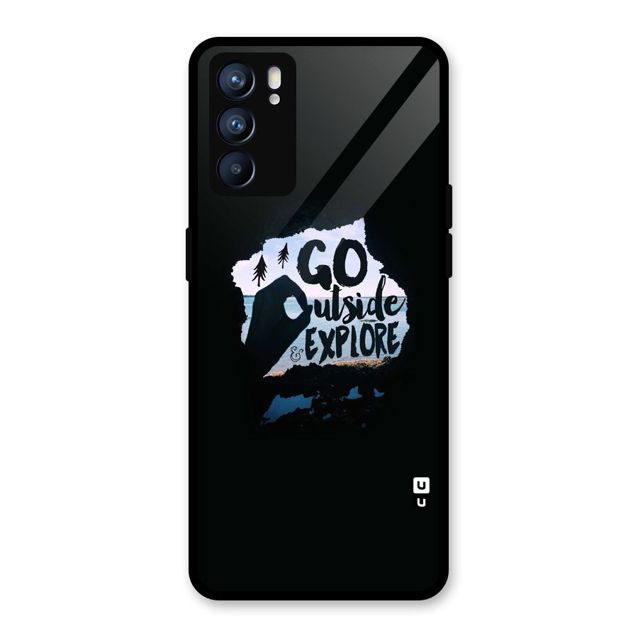 Go Outside Glass Back Case for Oppo Reno6 5G