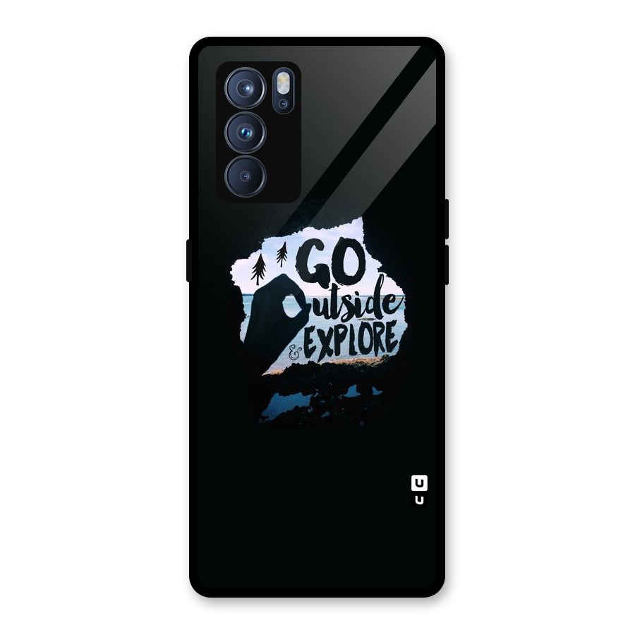 Go Outside Glass Back Case for Oppo Reno6 Pro 5G