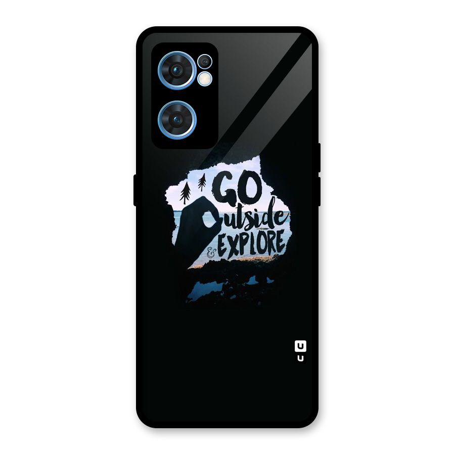 Go Outside Glass Back Case for Oppo Reno7 5G
