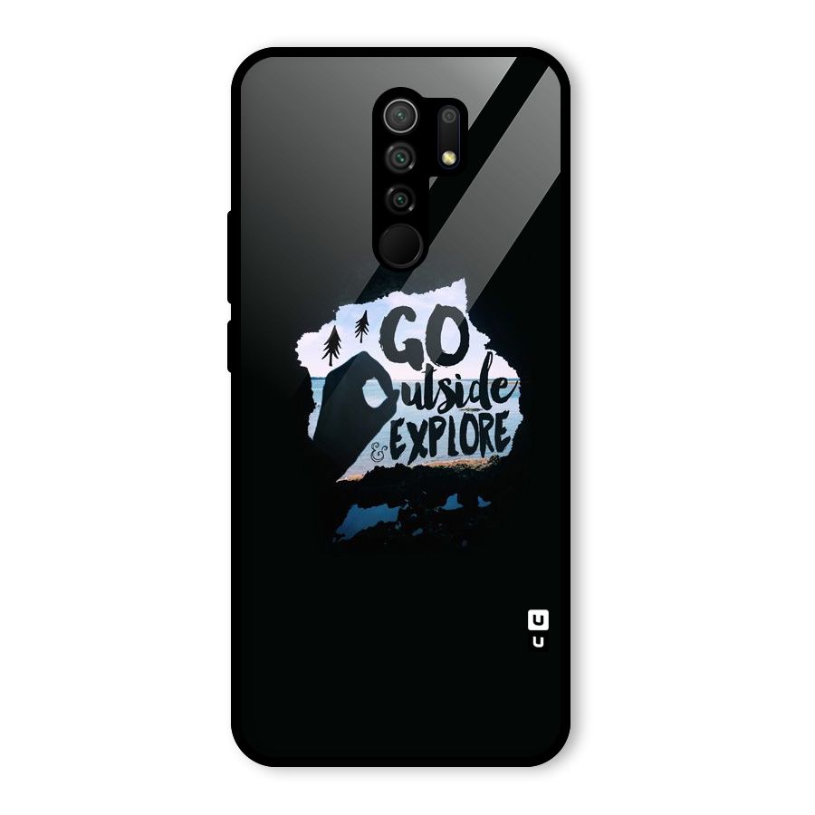 Go Outside Glass Back Case for Poco M2