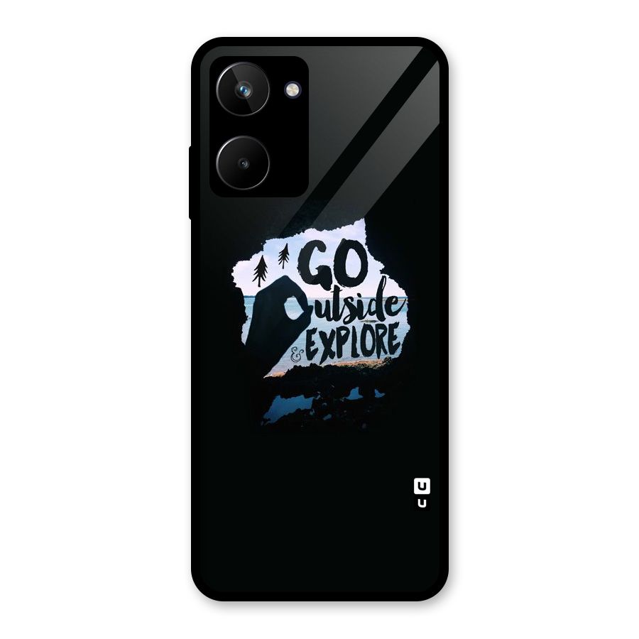 Go Outside Glass Back Case for Realme 10