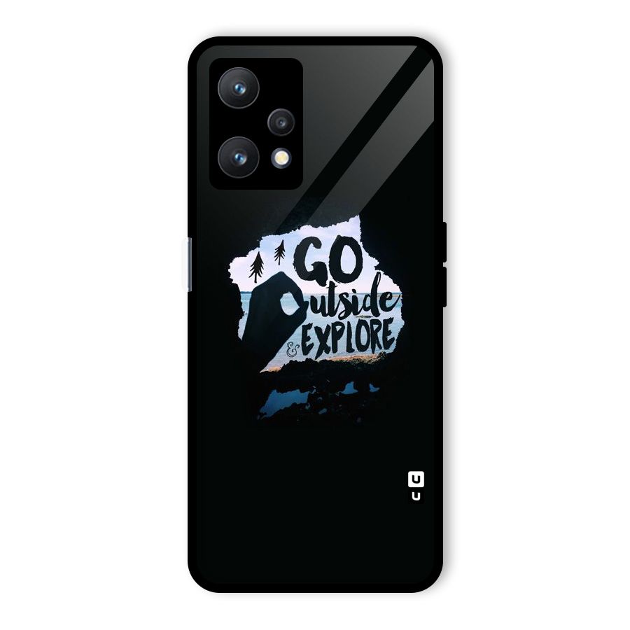 Go Outside Glass Back Case for Realme 9 Pro 5G