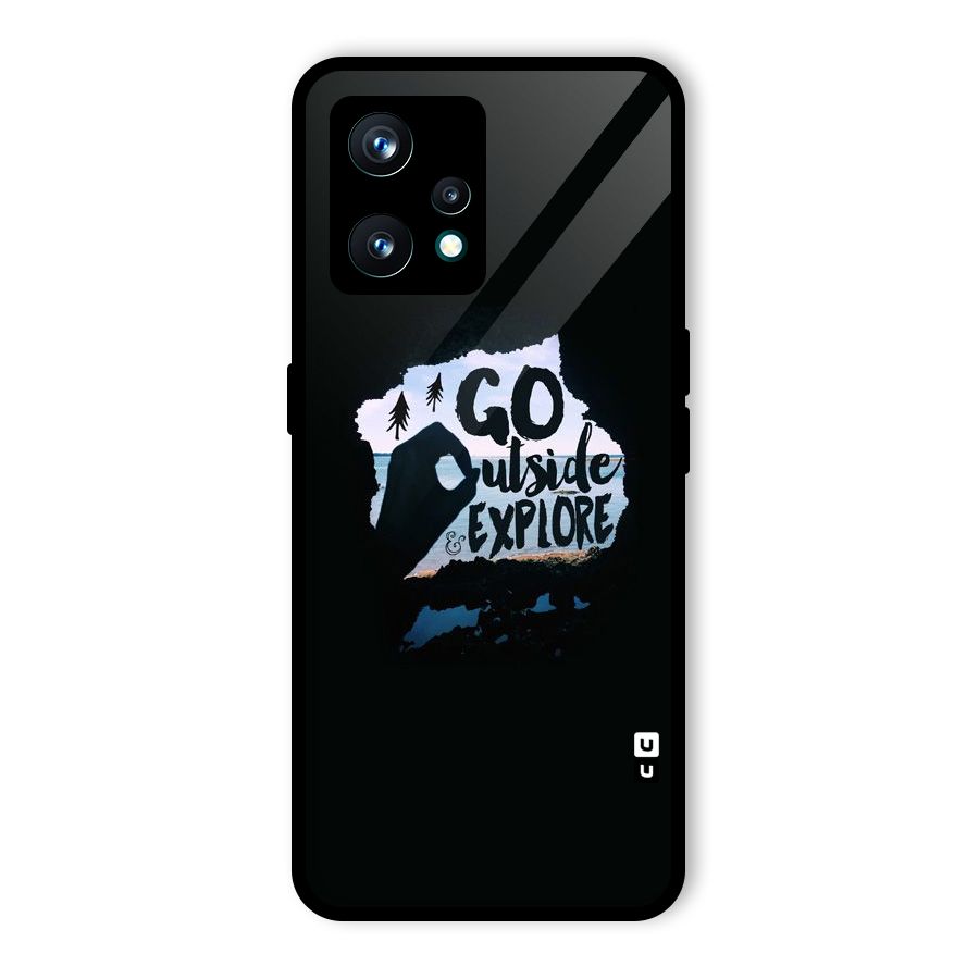 Go Outside Glass Back Case for Realme 9 Pro Plus 5G