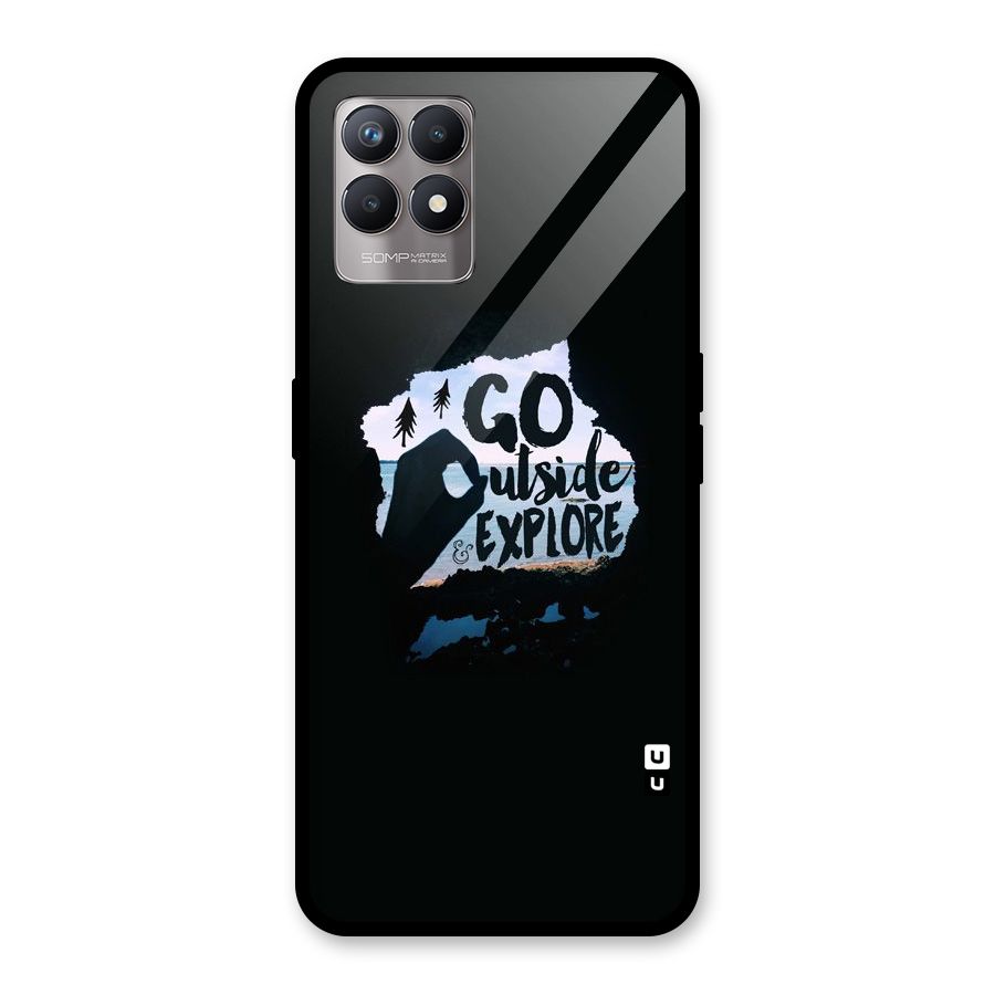Go Outside Glass Back Case for Realme Narzo 50