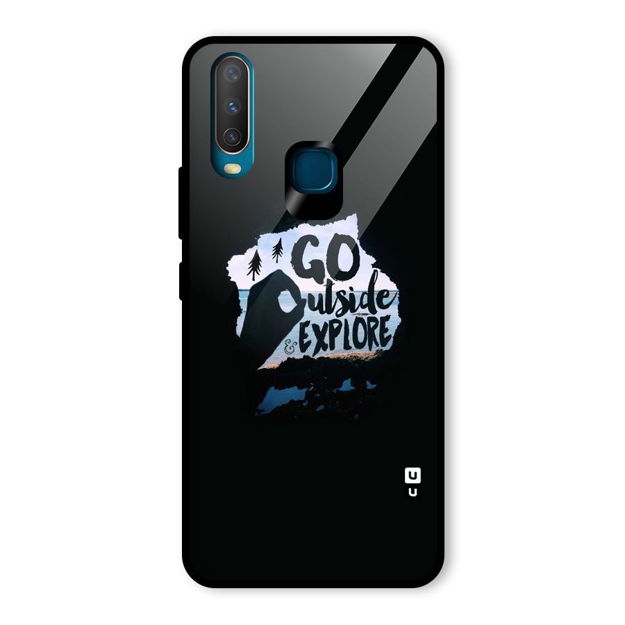 Go Outside Glass Back Case for Vivo U10