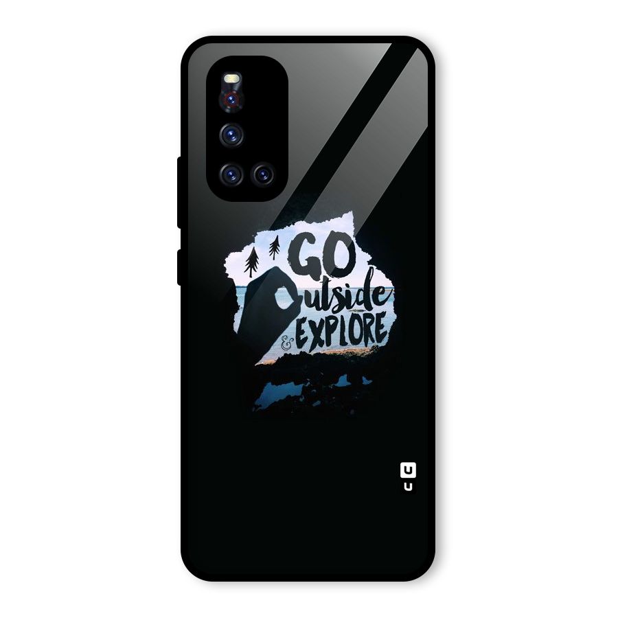 Go Outside Glass Back Case for Vivo V19