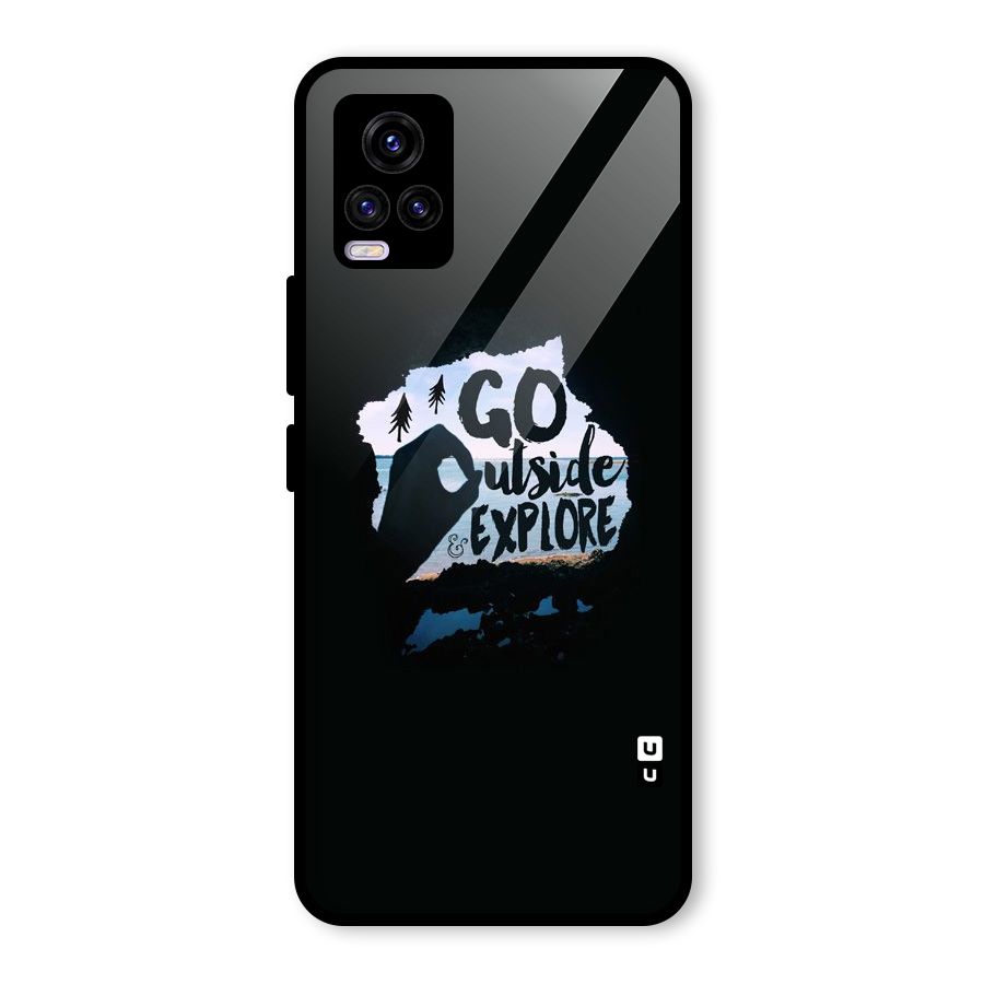 Go Outside Glass Back Case for Vivo V20