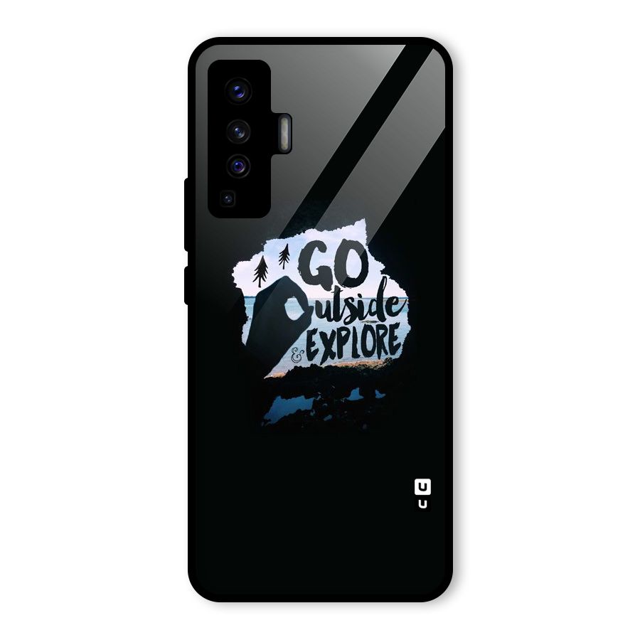 Go Outside Glass Back Case for Vivo X50